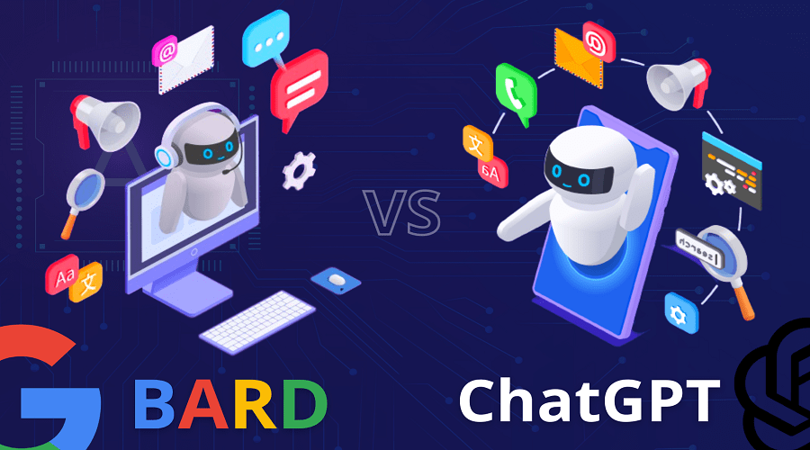 Comparativo entre Google Bard e ChatGPT