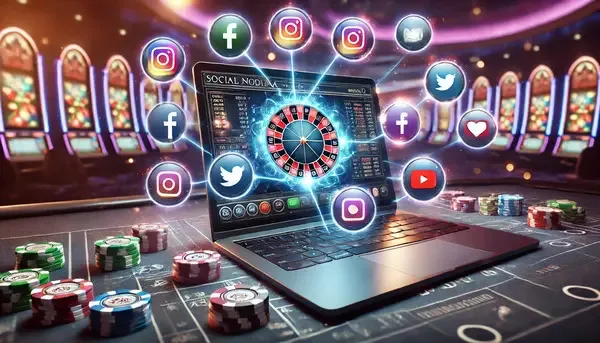 Casino engaging customers online