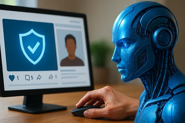Robot AI realistico