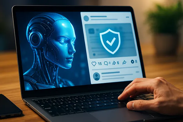 Robot AI realistico