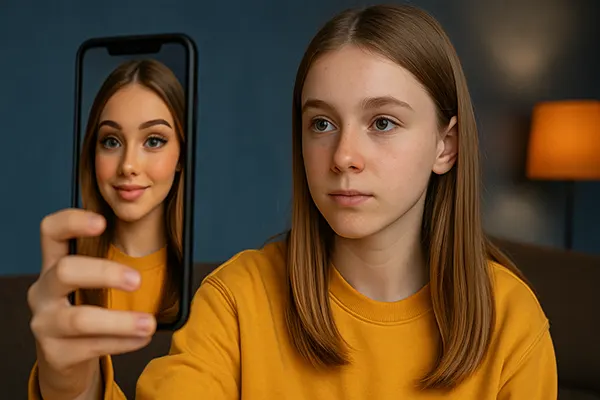 AR face filter danger